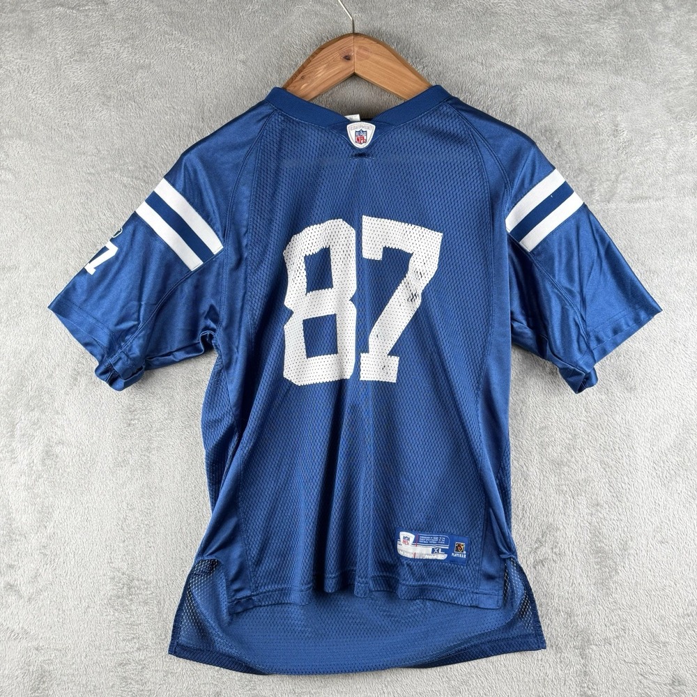 Reebok NFL Team Apparel Jersey Youth XL Indianapolis Colts Reggie Wayne #87 Blue
